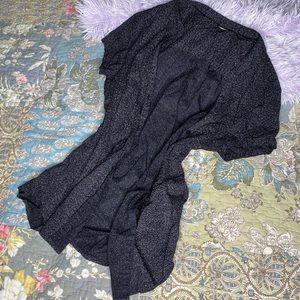 Black & Grey Design Short Sleeve Button Down